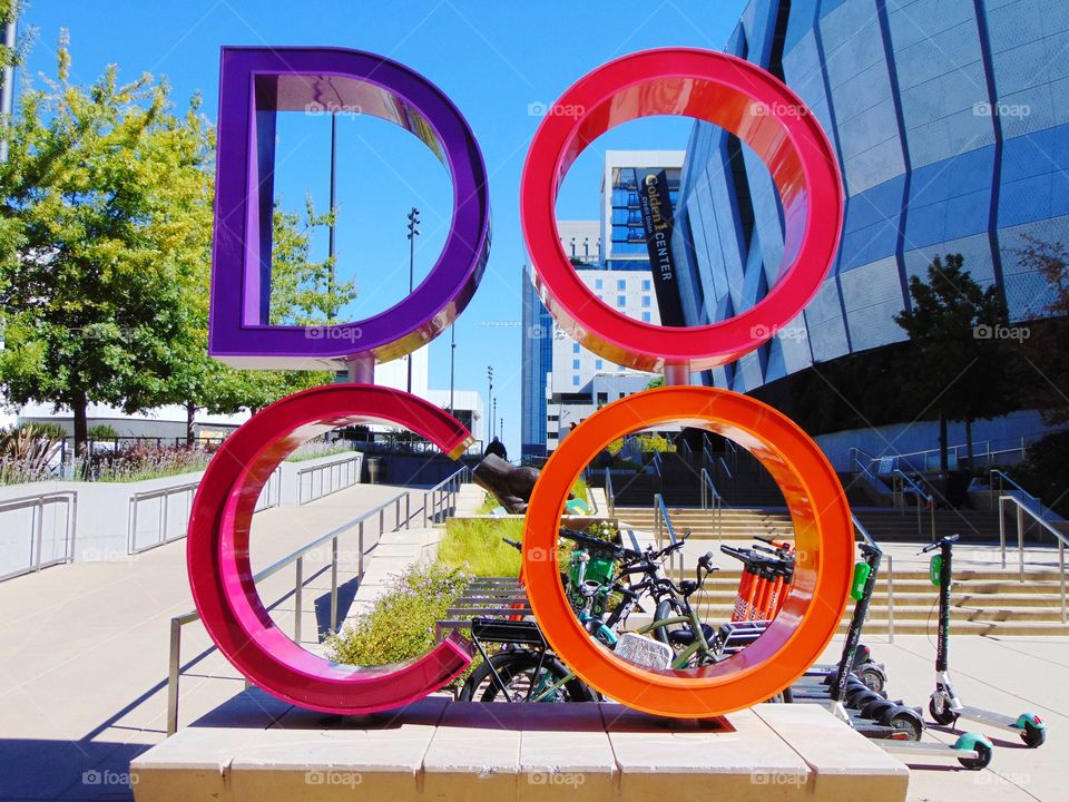 downtown City artwork in Sacramento California