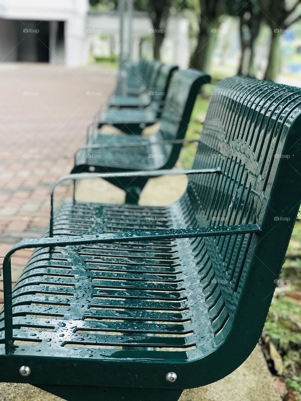 Iron street chairs 