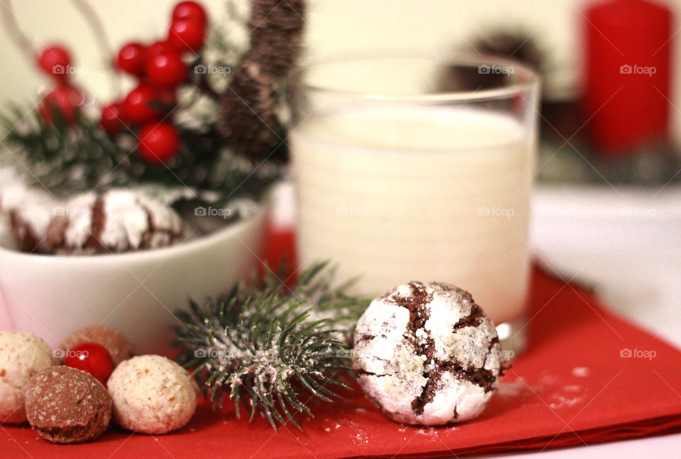 Preparing snacks for Santa