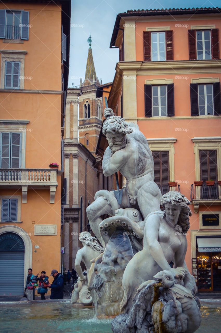 Fuente de Neptuno, Piazza Navona (Roma - Italy)