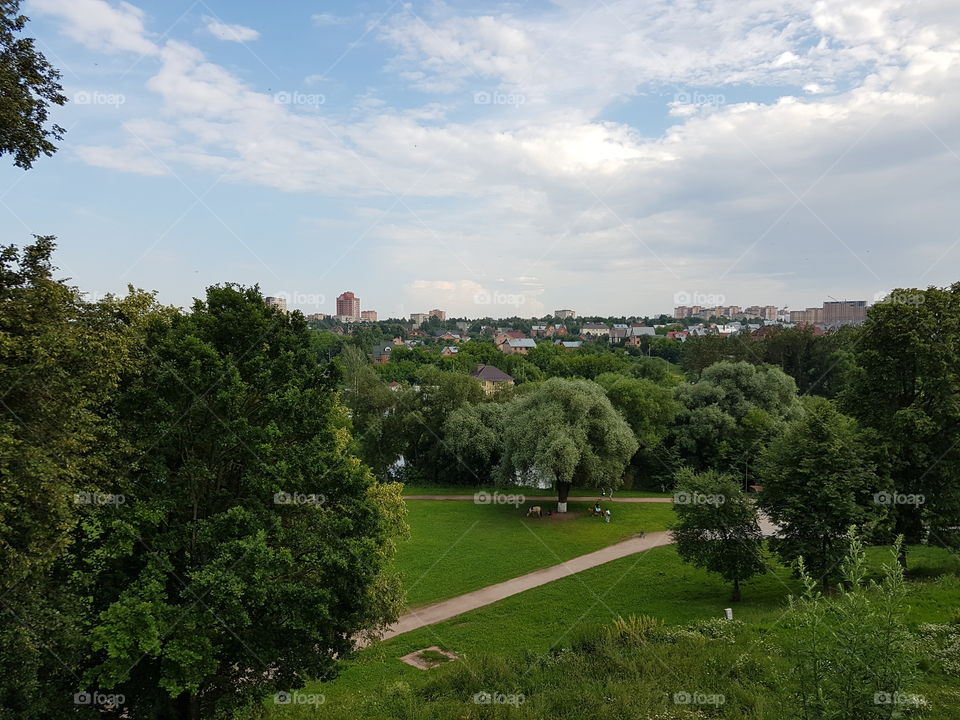 Town landscape 