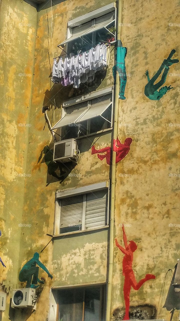 Painting on Building 2