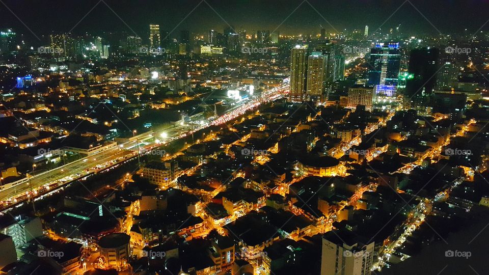 Burning City Lights - Makati, Philippines