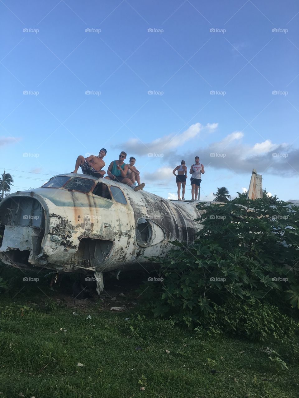 Atop the planes the flew the world