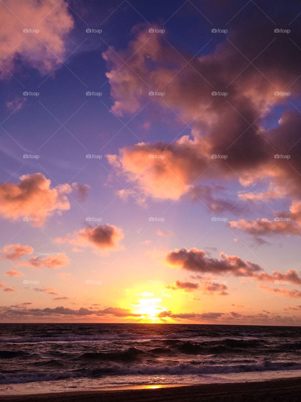 Beautiful view of sunset