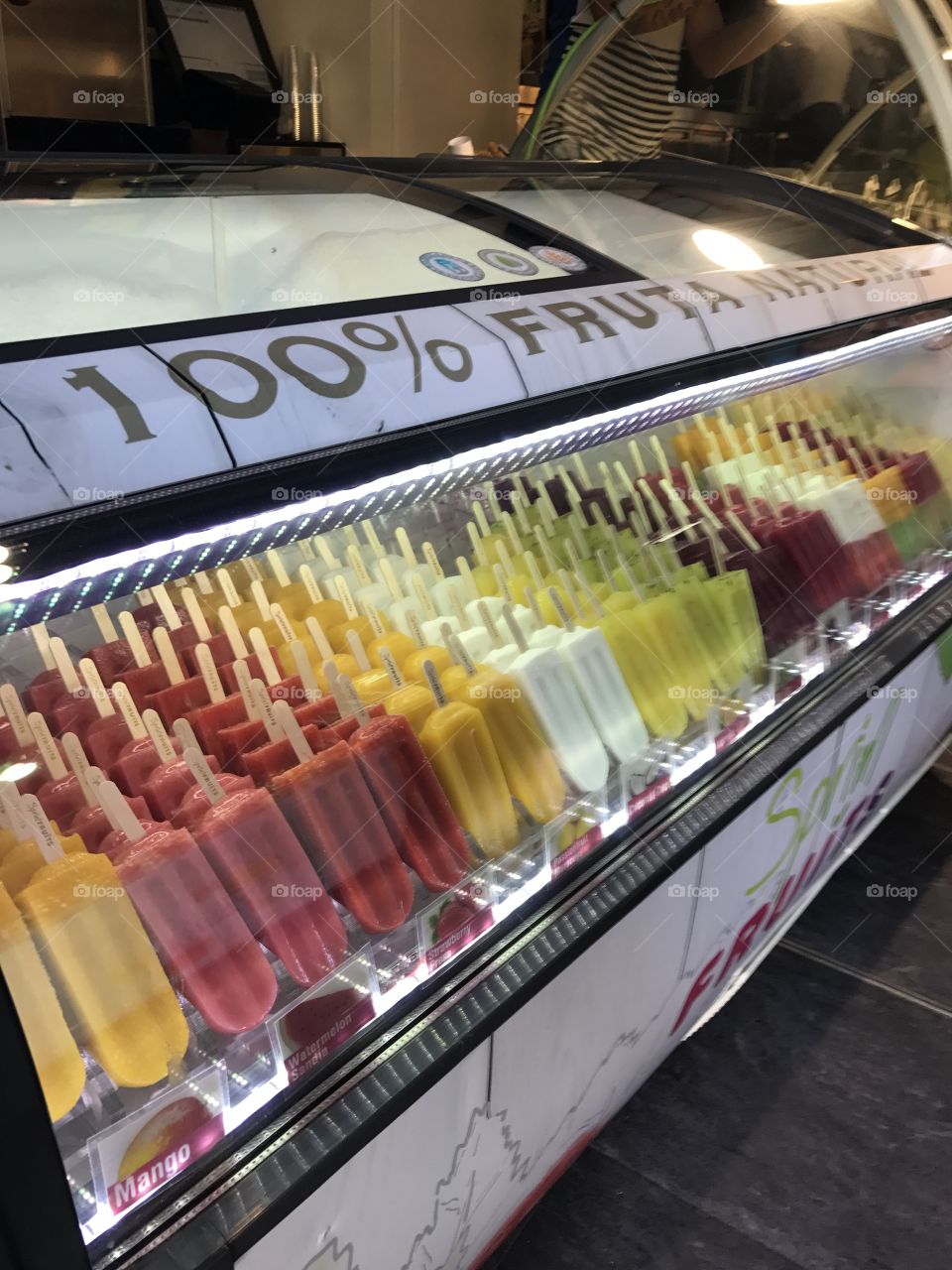 Ice cream in Barcelona