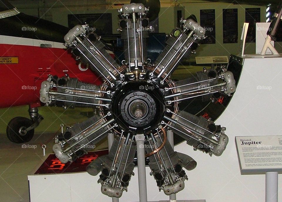 Old aero engine 