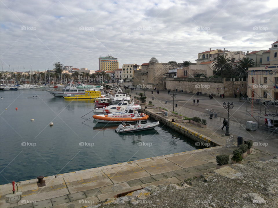 alghero  city view