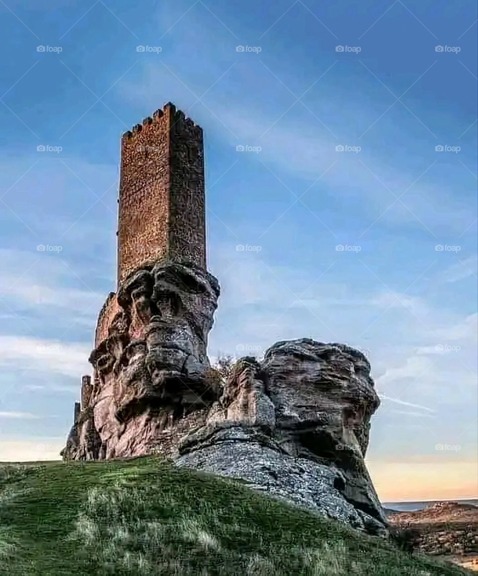 Glory be to God, the magnificent and picturesque view and the natural green trees are a view that is nothing more wonderful than it