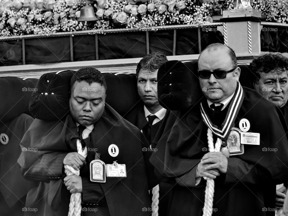 Peruvian religious ceremony, immaculate virgin of the door Qtuxo