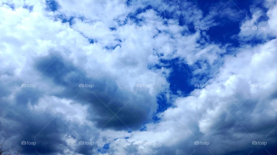 sky with clouds