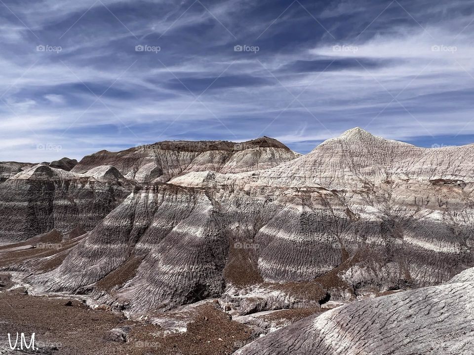 Striped rocks