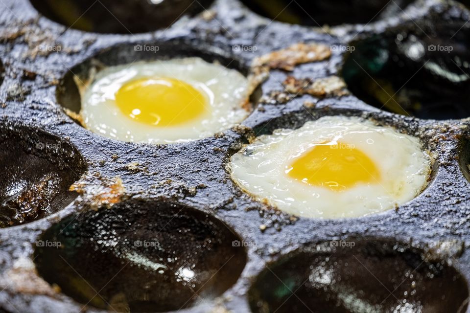 Knuckle eggs, quail eggs Delicious Thai food