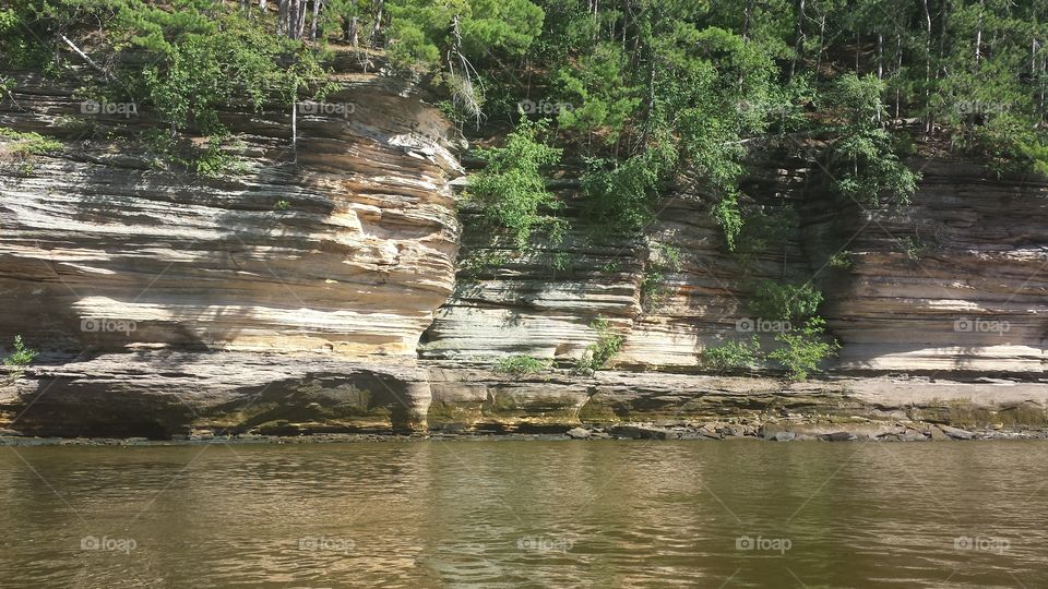 Wisconsin Dells Rock Formation
