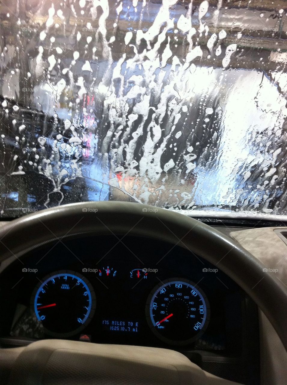 At the car wash, yeah!