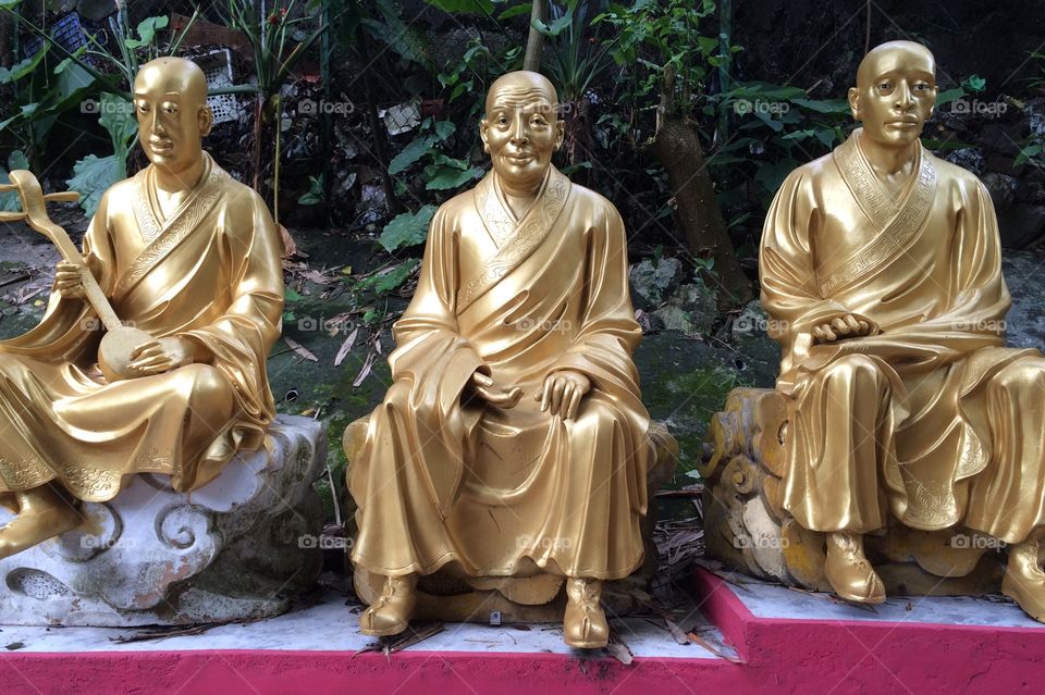10,000 Buddhas. Walking through 10,000 Buddhas in Hong Kong