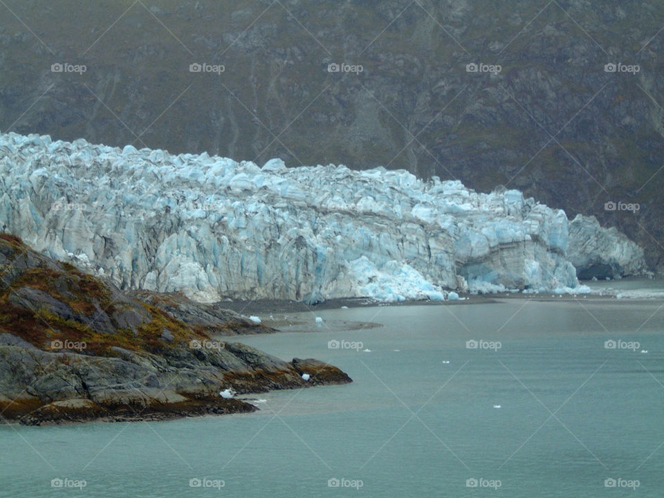 ice glacier icebergs alaska by markworld