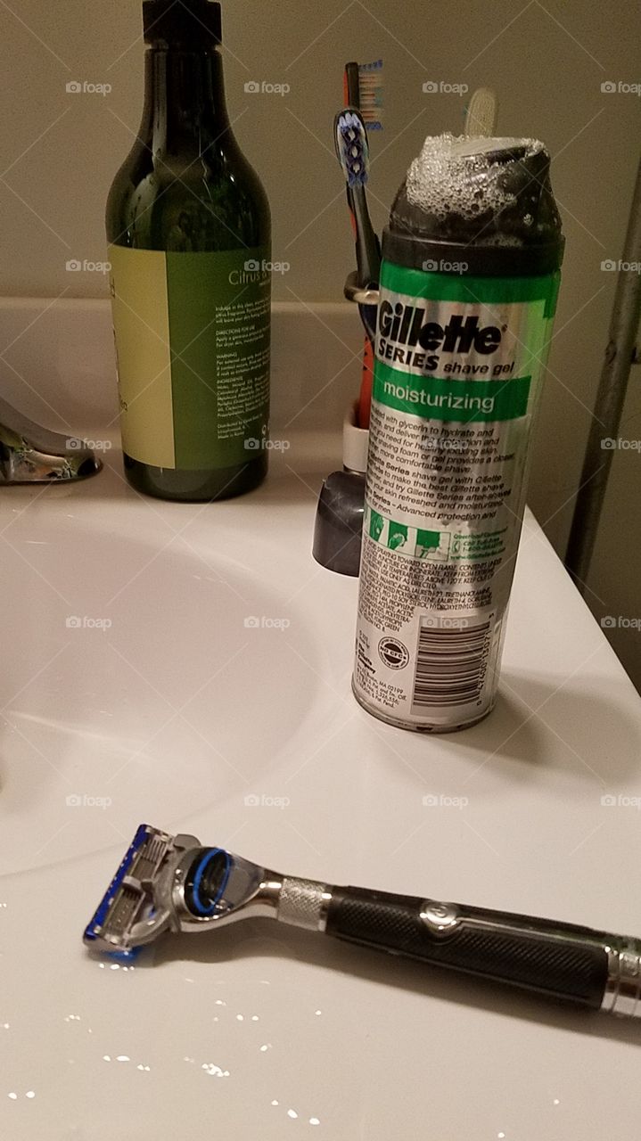 The ritual of shaving