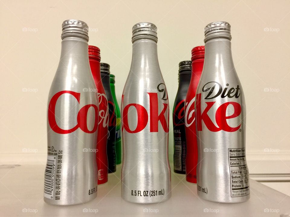 Aluminum Diet Coke Bottles 