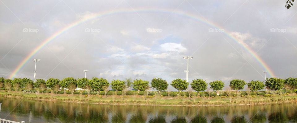 sky rainbow weather sunshine by framon