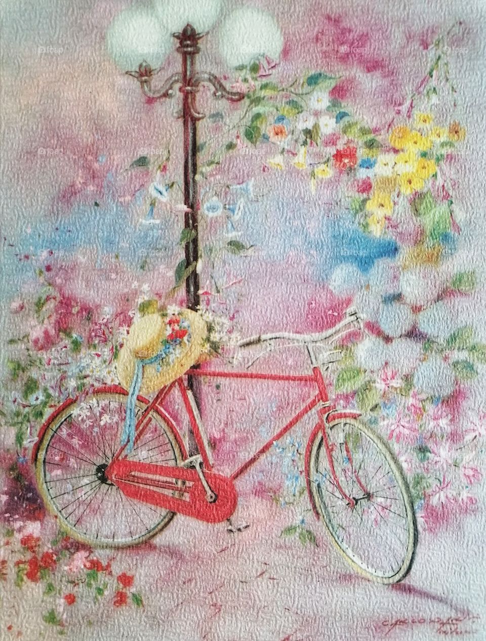 A romantic picture of a nice painting.