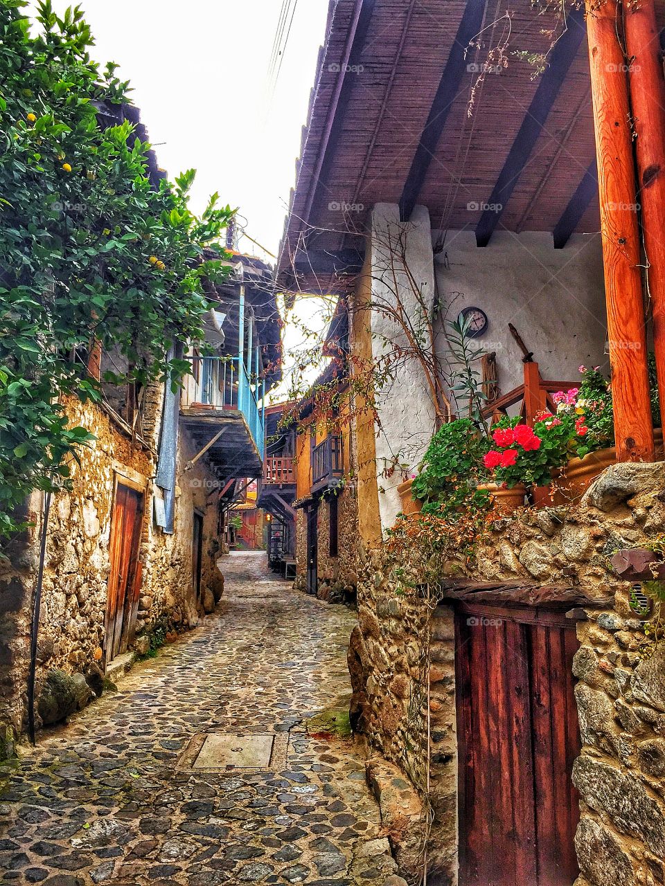 Cyprus has so many interesting places to visit. From lovely beaches to small villages. This old village is called Kakopetria. It lies in the mountain of Troodos. A place worth to visit