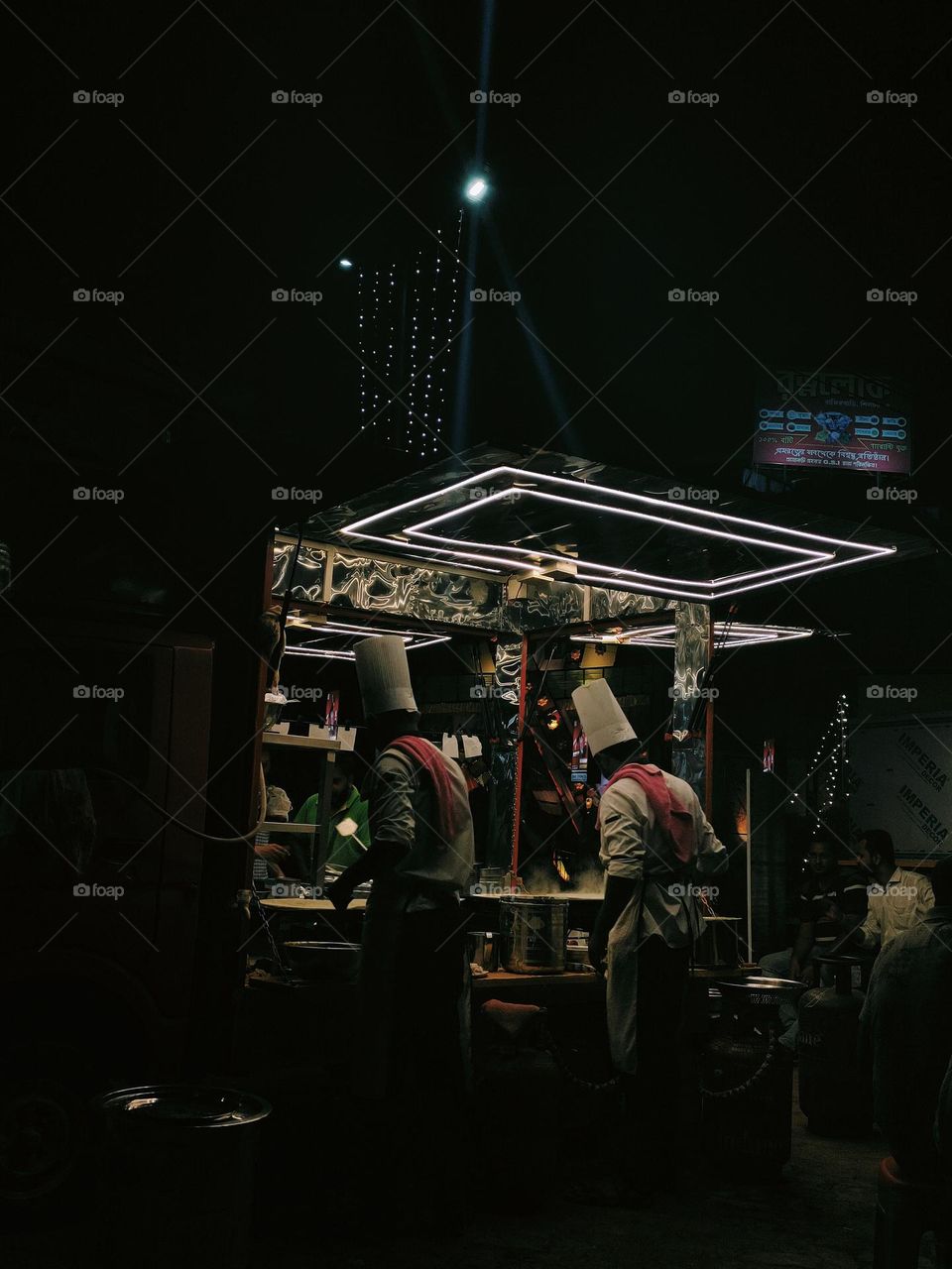 street food stall in india