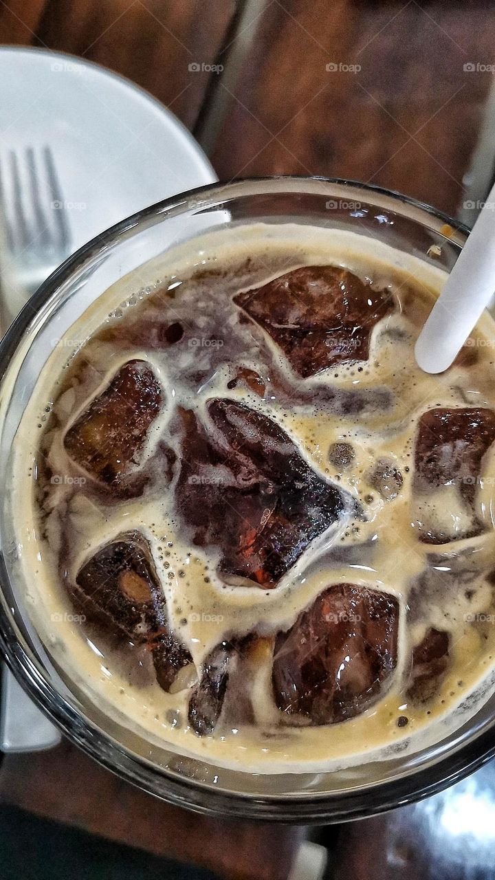 Iced coffee