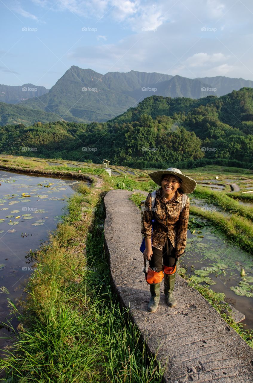 Lotus farmer