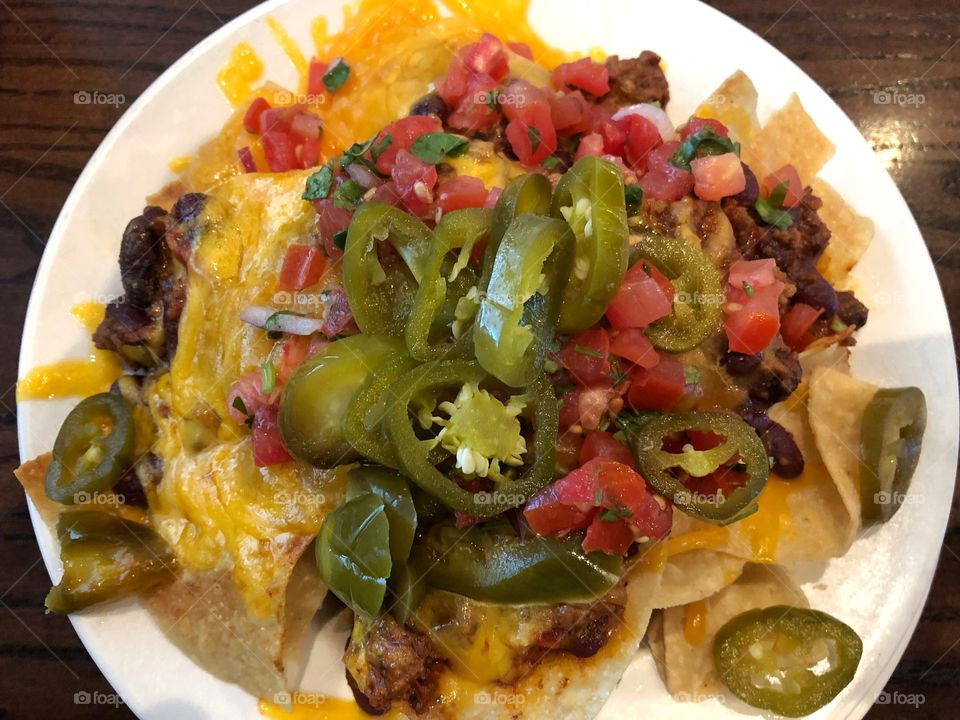 Nachos With Jalapeños