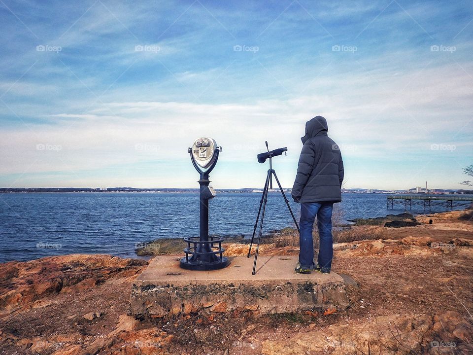 Lighthouse Point Park with my dad