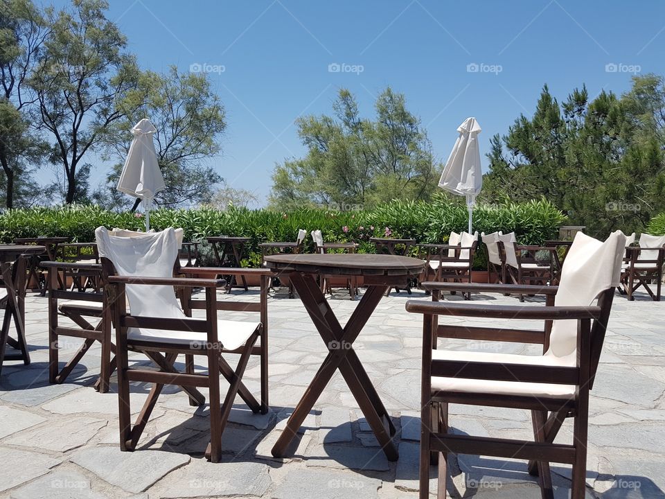 Chair, Seat, Table, Patio, Furniture