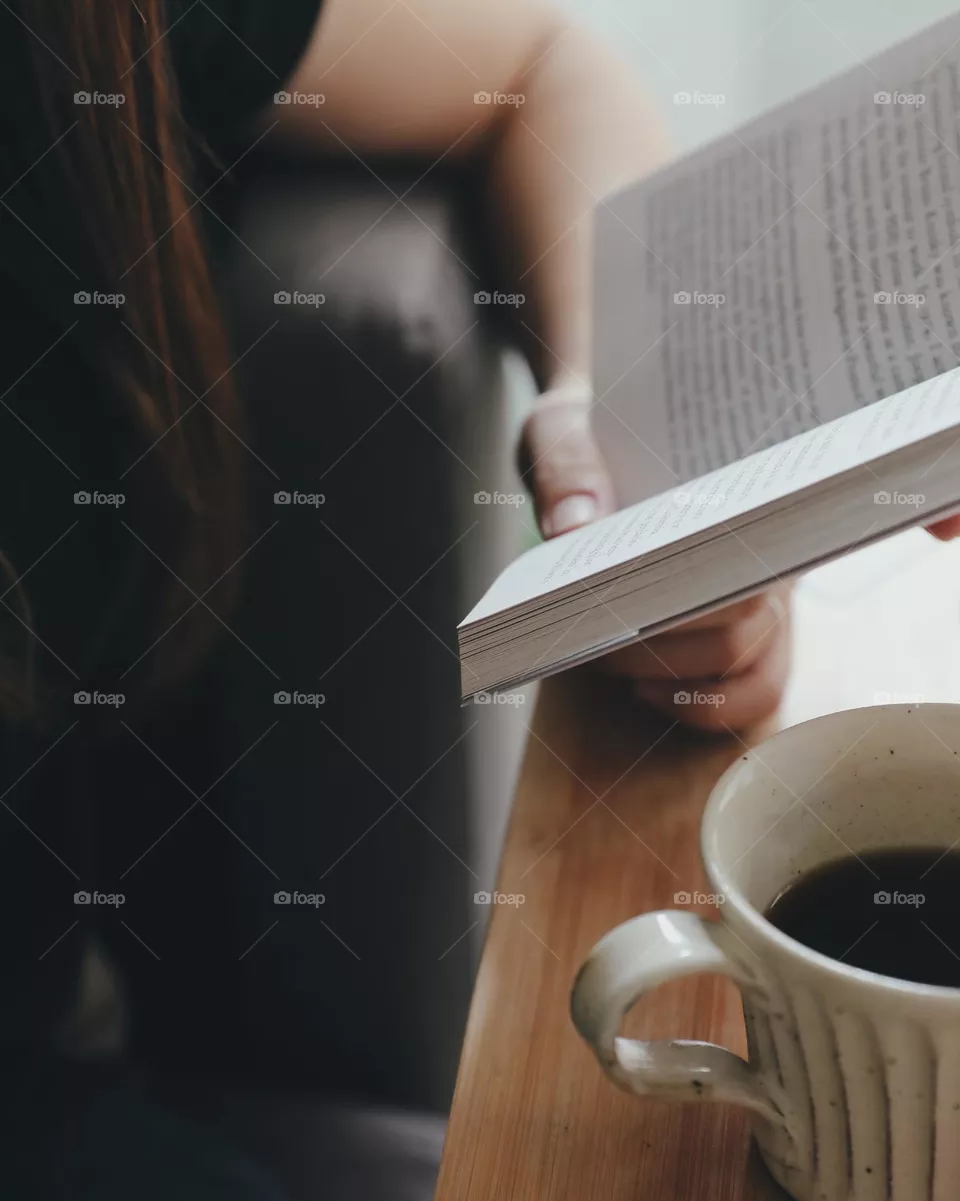 Coffee and book 