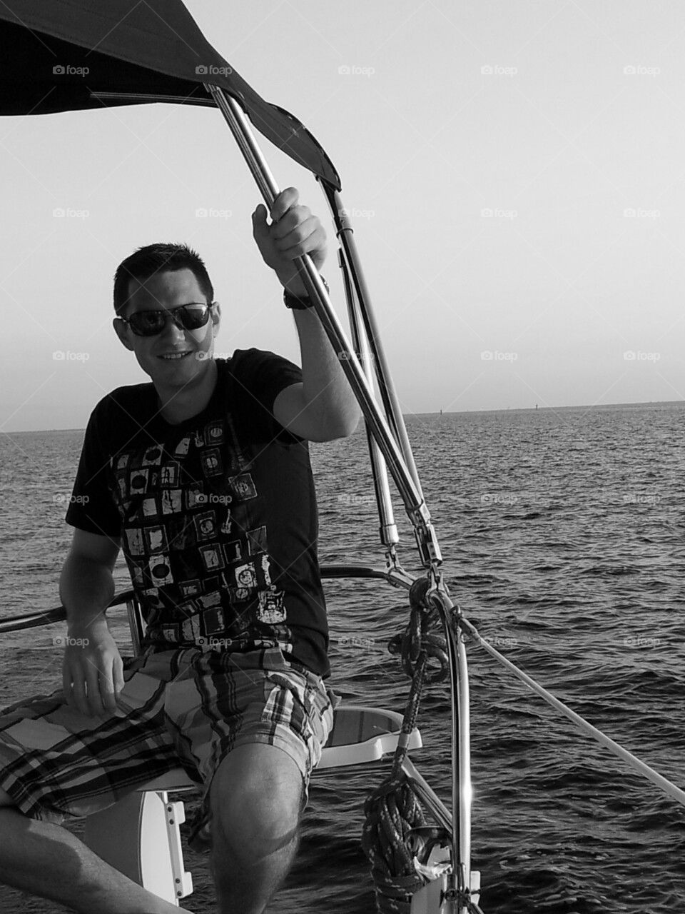 sailing man