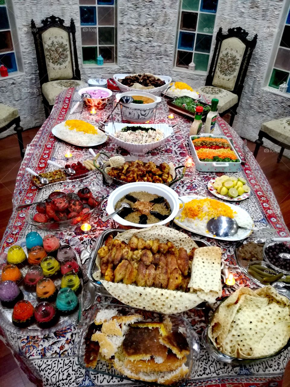 Beautiful dinner table