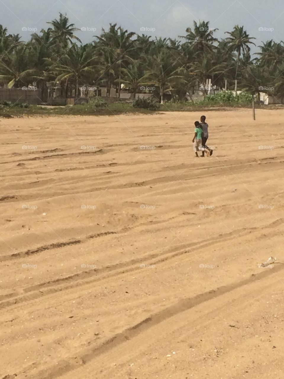 Children at the Beach in Lagos. At the beach in Lagos Nigeria 