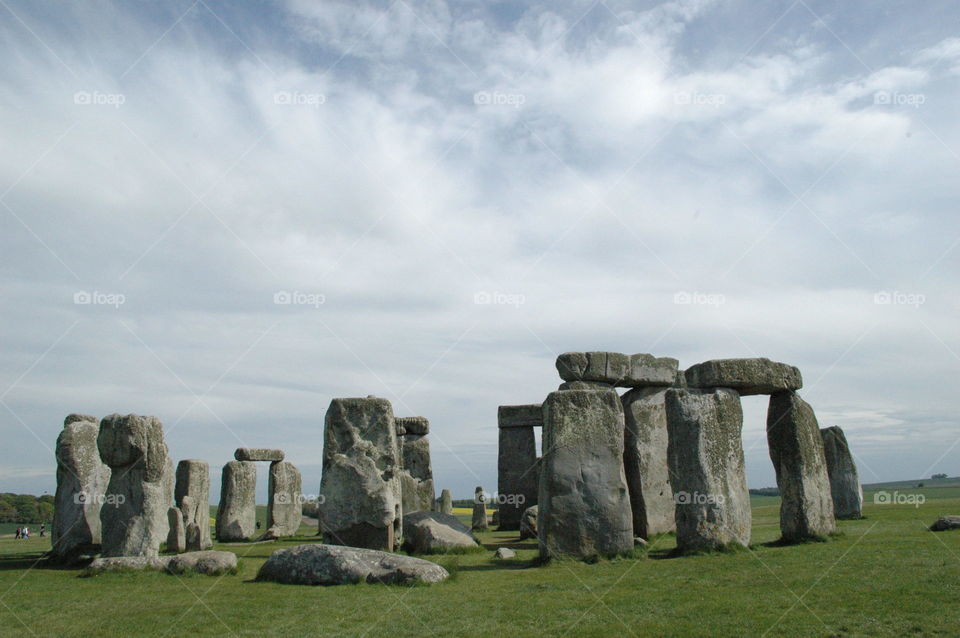 Stonehenge Monument, Sailsbury, UK. Built in the new Stone Age.