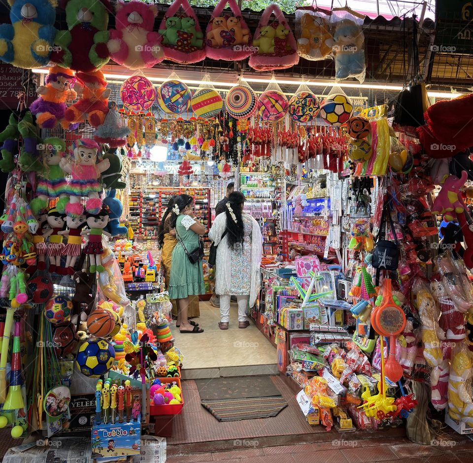Colourful and attractive Toy shop Image  