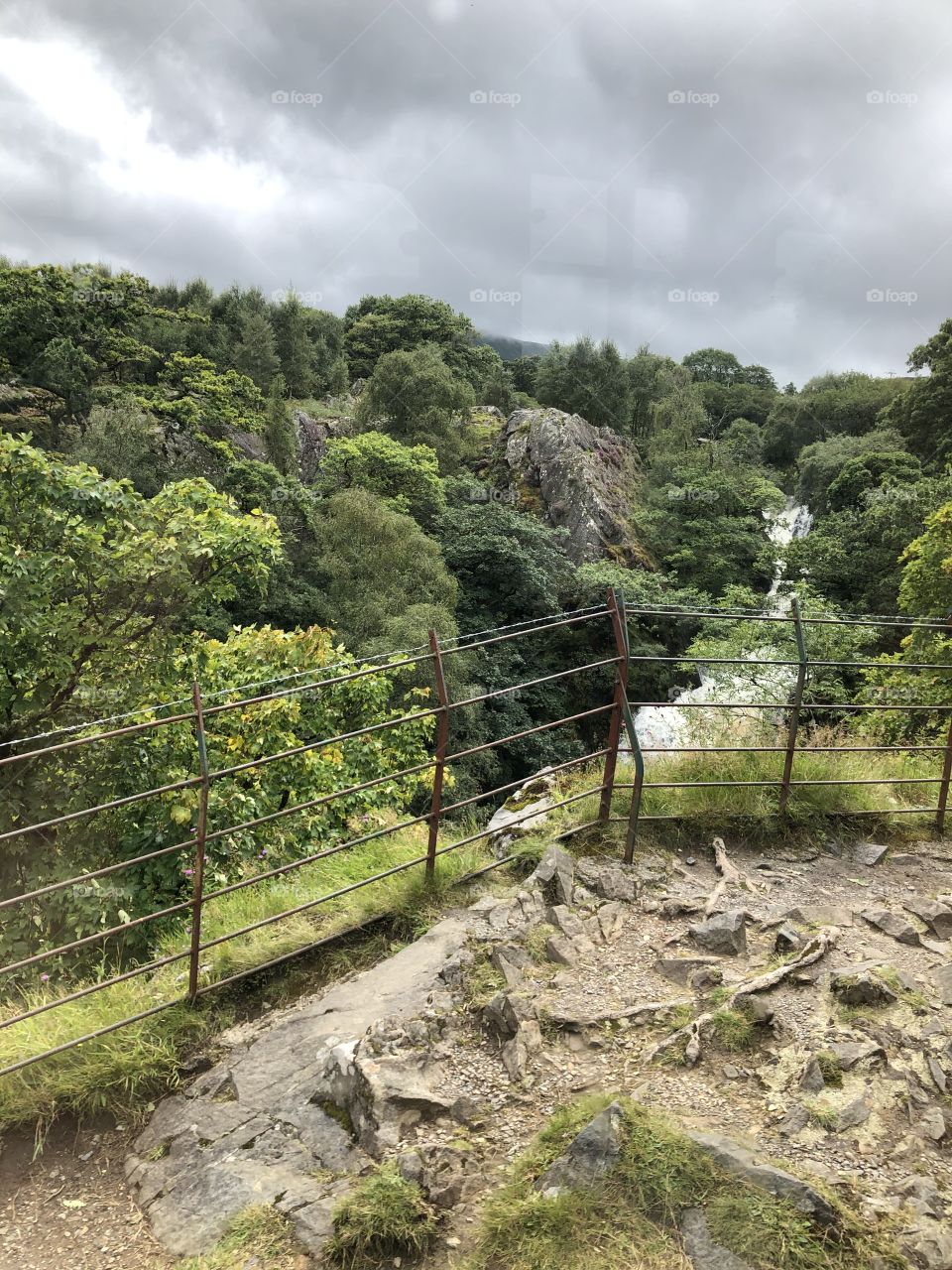 View of Welsh countryside 