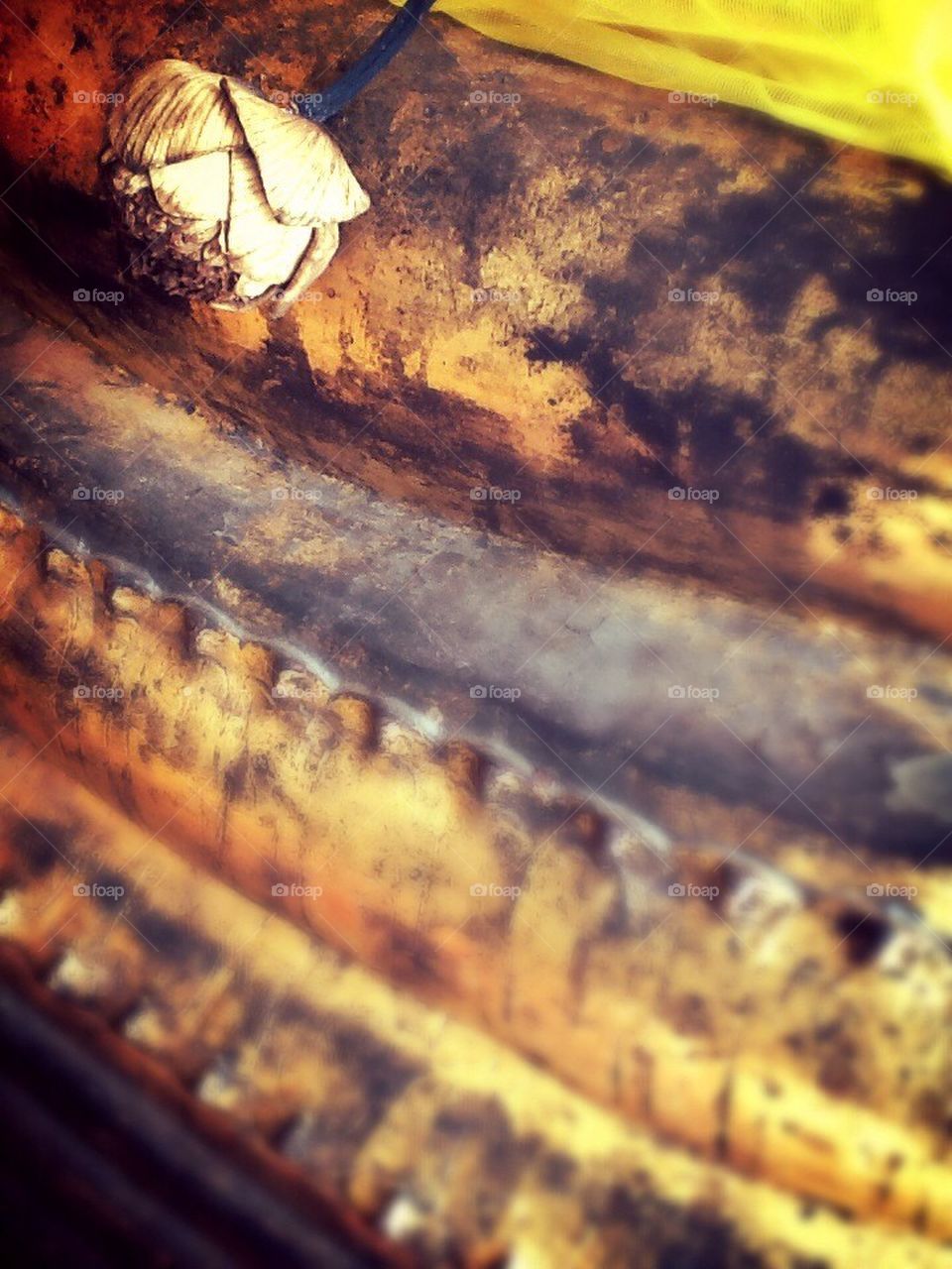 Old gold buddha statue