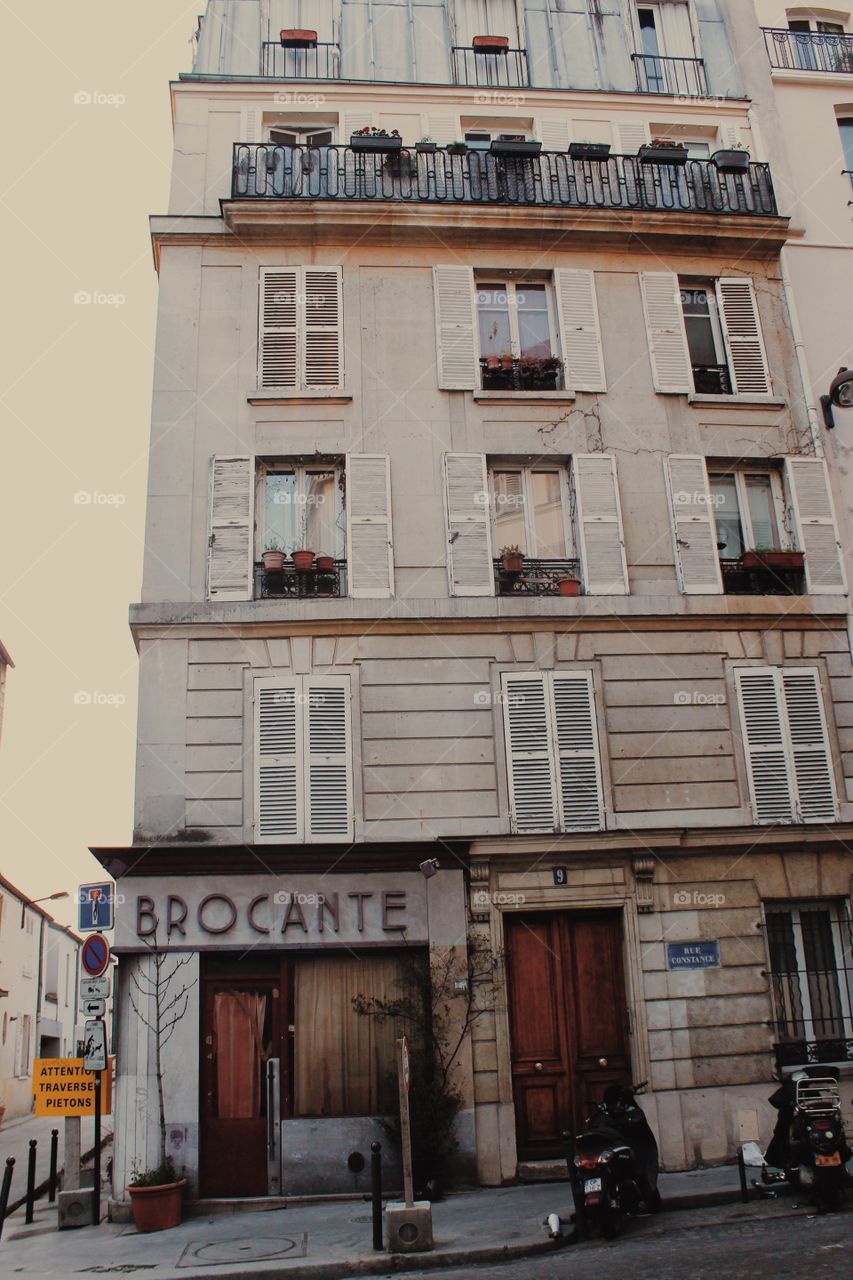 Store front in France. 