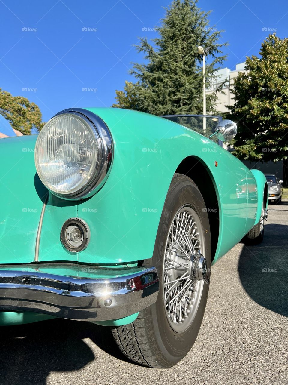 Details of vintage car 