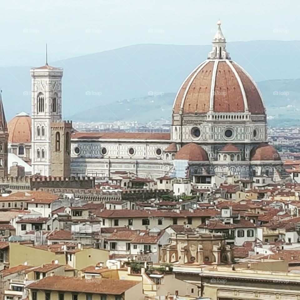 Photo of the Duomo taken from the Arno on my way to Piazzale Michaelangelo.