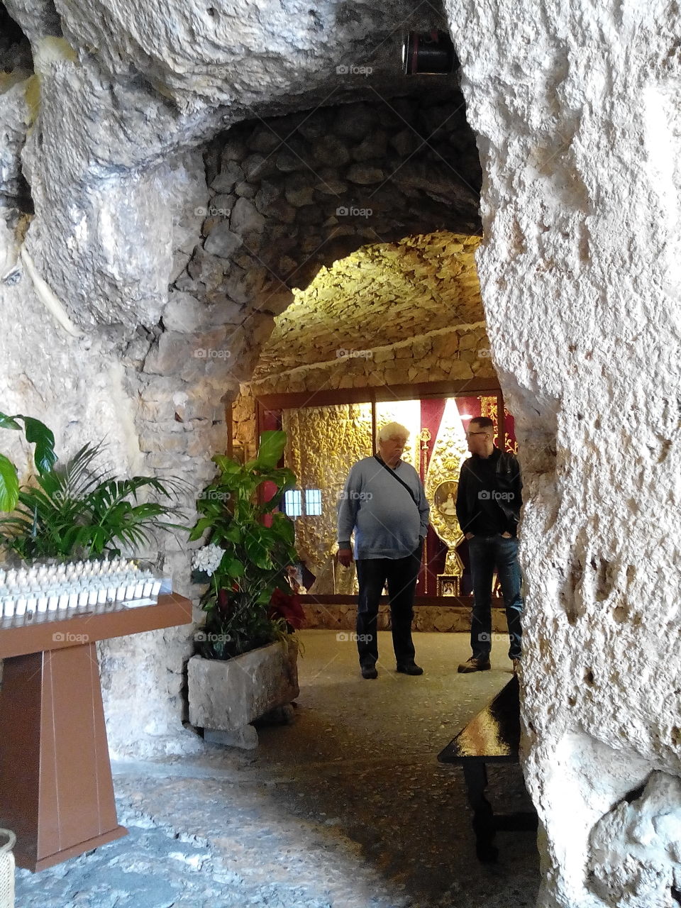 Cave chapel . Excavated in Mountain chapel
