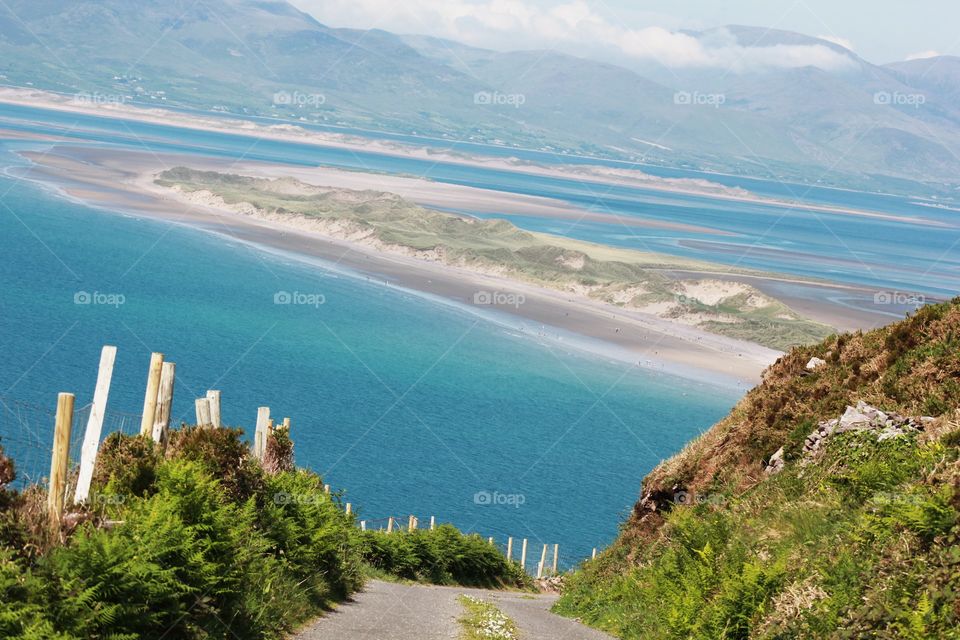 View, landscape, beaches, ocean, mountains, Ireland