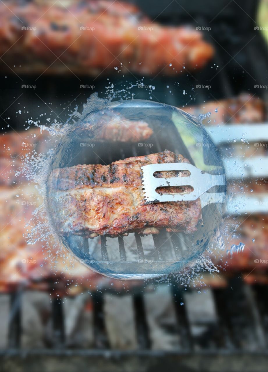 a splash of Backyard Barbecue