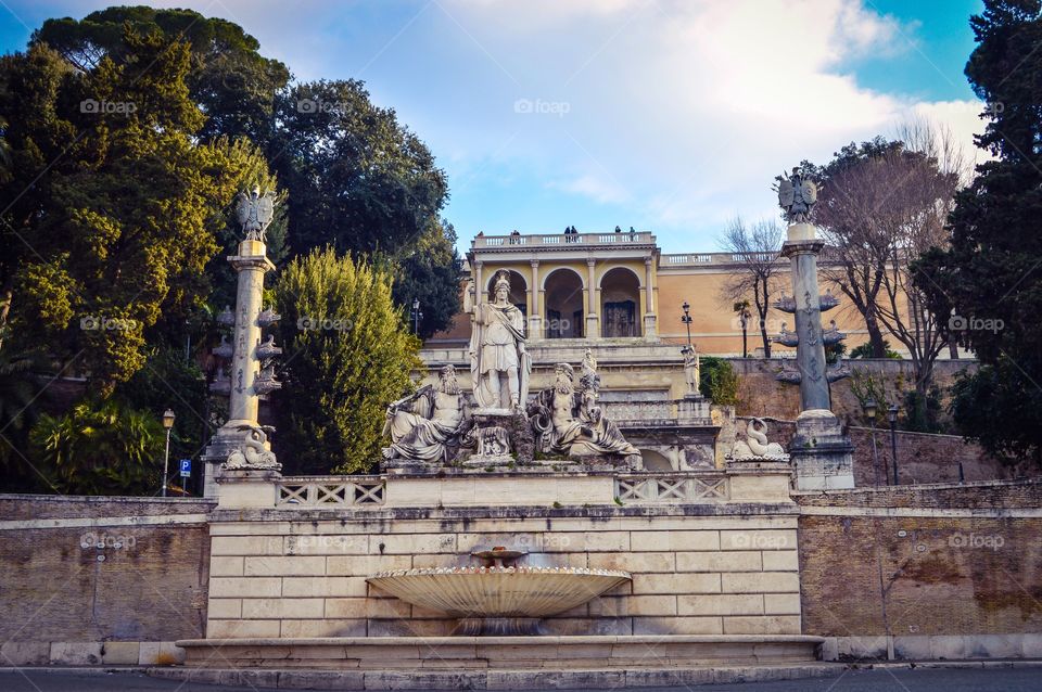 La Piazza del Popolo (Roma - Italy)