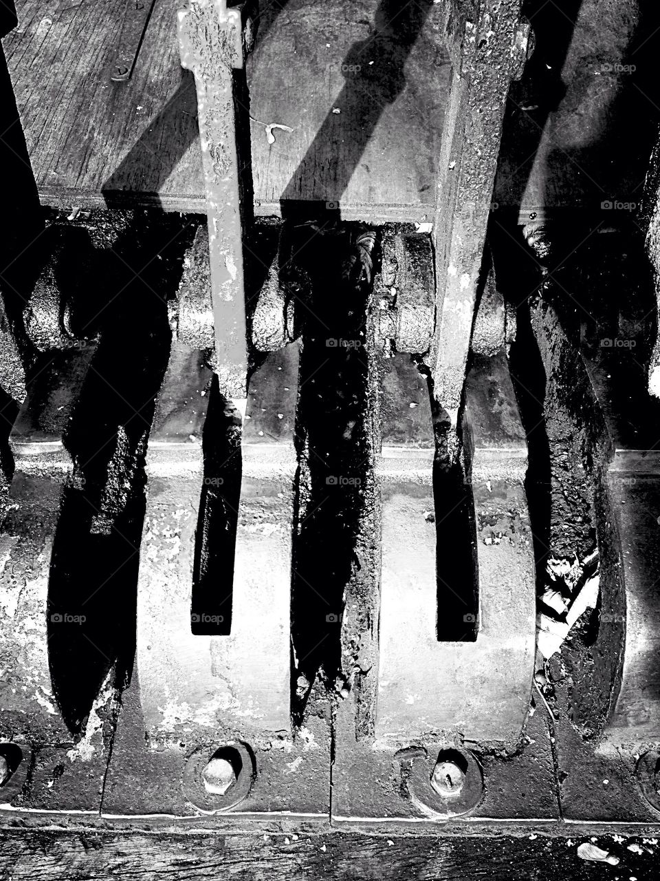 No Person, Industry, Old, Monochrome, Retro