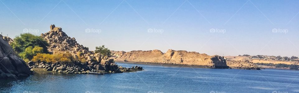 Nile River in Aswan 