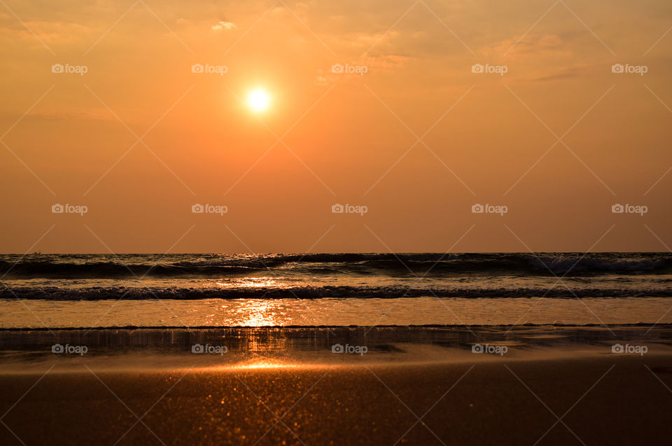 One can't leave sea side without capturing dusk